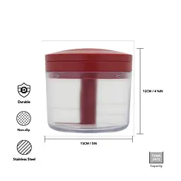 Подрібнювач ручний KitchenAid Universal червоний (KQG153BXERA) - мініатюра 6