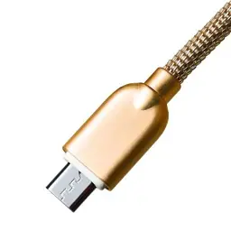 Дата кабель USB 2.0 AM to Micro 5P 1.0m 1.5A, Gold Grand-X (MM02G) - мініатюра 3