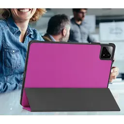Чохол до планшета BeCover Smart Case Xiaomi Pad 6S Pro 12.4" Purple (711086) - мініатюра 6