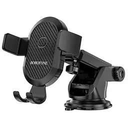 Автоутримувач BOROFONE BH39 Amazing center console чорний - мініатюра 5