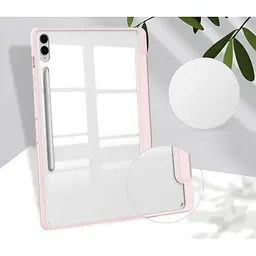 Чохол-книжка BeCover Soft Edge з кріпленням для стілусу для Samsung Galaxy Tab S10 Plus SM-X820/SM-X826 12.4" Pink (712256) - мініатюра 3