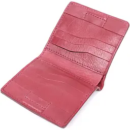 Шкіряний жіночий гаманець GRANDE PELLE 9,7х10,2х1 см acs0027013 - мініатюра 6
