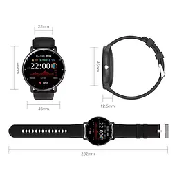 Розумний годинник Jiks Watch Lite з вимірюванням артеріального тиску (Чорний) - мініатюра 5