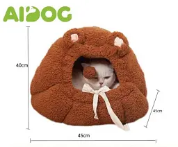 Лежак для котів Aidog Ведмідь 45х40 см - мініатюра 2