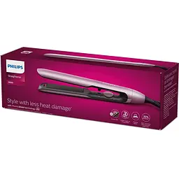 Випрямляч для волосся Philips 5000 ThermoShield 12 режимів рожево-сірий (BHS530/00) - мініатюра 2