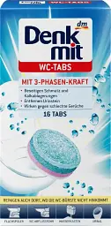 Таблетки для чистки унітаза з формулою крафта Denkmit WC - TABS 16 шт.