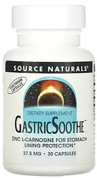 Цинк L-карнозин Source Naturals GastricSoothe 37.5 мг 30 капс