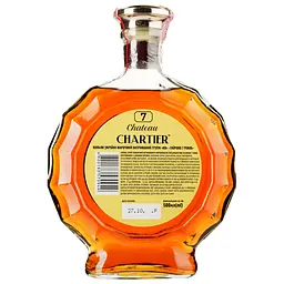 Коньяк Chateau Chartier Таїрово 7 зірок 40% 0.5 л - мініатюра 2