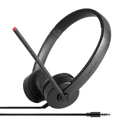 Гарнітура ПК стерео On-ear Lenovo Analog Headset mini-jack 1.2 м чорний (4XD0K25030)