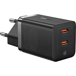 Мережевий зарядний пристрій Baseus GaN5 Pro 40W 2xUSB-C Black (CCGP180101) [113782] - мініатюра 2