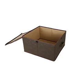 Короб для зберігання речей EuroHome 43*47*25 см коричневий (1501) - мініатюра 2