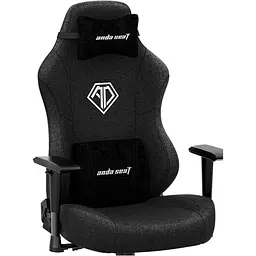 Геймерське крісло Anda Seat Phantom 3 L Black Fabric (AD18Y-06-BF) [108622] - мініатюра 5