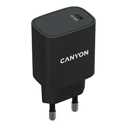 Зарядний пристрій Canyon PD 20 Вт (CNE-CHA20B02) - мініатюра 1