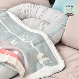 Кокон позиціонер для новонароджених Sei Design 88х60х12 см + подушка сірий (8-35420) - мініатюра 14