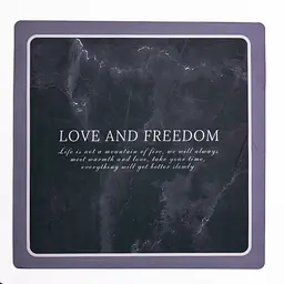 Килимок для ванної кімнати з діатоміту Love and freedom 58×58 (см) вологопоглинаючий килимок для будинку ванни Yiwu HP-42-10
