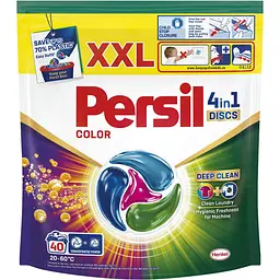 Диски для стирки Persil Deep Clean Color 4 in 1 Discs 40 шт.