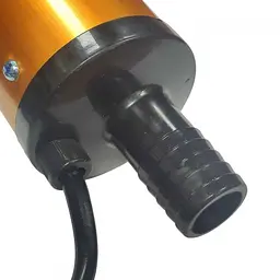 Насос електричний для перекачування дизельного палива 12V Матовий з крокодилами - мініатюра 5