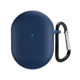 Силіконовий чохол для навушників Xiaomi Redmi Buds 4, Hang Case, синій, ультратонкий захисний кейс товщиною 2 мм, захист від подряпин, пилу та ударів, компактний, з карабіном для кріплення, ArmorStandart (ARM68429)