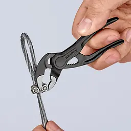 Кліщі сантехнічні переставні високотехнологічні, Ø28мм Cobra KNIPEX XS 87 00 100 BK, фосфат - мініатюра 3