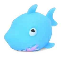 Дитяча іграшка-антистрес Акула MS 4043(Blue) з борошном, 10 см
