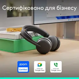 Навушники Logitech Zone Wireless 2 ES for Busines Graphite UC version (981-001498) - мініатюра 6