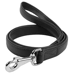 Повідець для собак шкіряний Waudog Glamour M-XXL Ш 25 мм Дл 122 см (4820152561251)