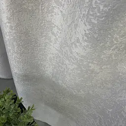 Штори софт-велюр блекаут світло-сірого кольору 2шт. 150х270 з білим шифоновим тюлем 400х270 ALBO pbe0052652 - мініатюра 5