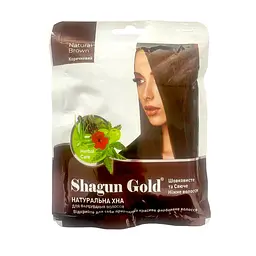Натуральна Індійська Хна для волосся SHAGUN GOLD Brown коричнева 25 г