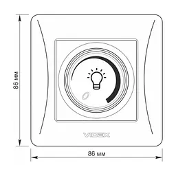 Світлорегулятор Videx BINERA LED 200Вт (VF-BNDML200-W) - мініатюра 6