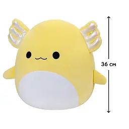 М'яка іграшка Squishmallows Аксолотль Трентон 36 см (SQCR03222) - мініатюра 4