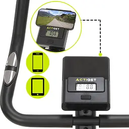 Велотренажер магнітний Actiget Actibike ACT0174 Black - мініатюра 9