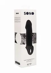 Насадка на пеніс Sono Dong Extension No.17, 26 см (чорний) - мініатюра 9