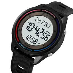 Чоловічий наручний годинник 2348BKWT Black-White Skmei acs0029988 - мініатюра 3