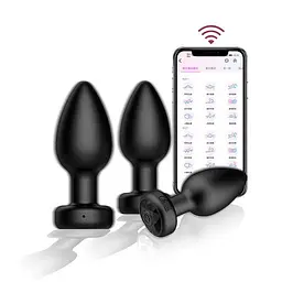 Смарт анальна пробка Equinox USB 9 см з додатком