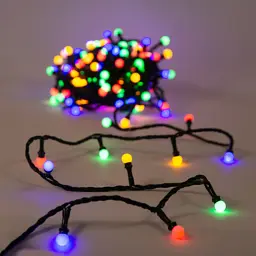Гірлянда Chomik Кульки-змійка 200 LED 16 м, мультиколор, IP44, від мережі (5900779880160) - мініатюра 4