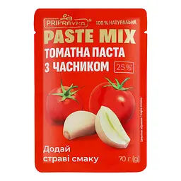 Паста томатна Pripravka Paste Mix з часником 70 г