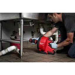 Акумуляторна безщіткова машина для прочищення MILWAUKEE, M18 FDCPF10-0C, трос 10м (каркас. відро) - мініатюра 5
