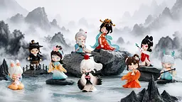 Коллекционная фигурка 10/10 Toys TNT Anita Mountains and Seas Have Spirits Mystery Box (ANM-AEXA) - миниатюра 2