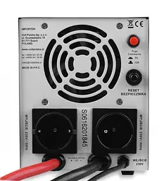 Гібридний ДБЖ/інвертор Volt Polska SINUS PRO 800 E 12/230V 500/800W (3SP080012E) - мініатюра 3