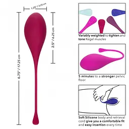 Набір вагінальних кульок California Exotics Kegel Training 5-Piece Set - мініатюра 4
