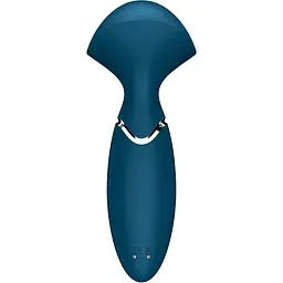 Вібромасажер Satisfyer Mini Wand-er Blue - мініатюра 4