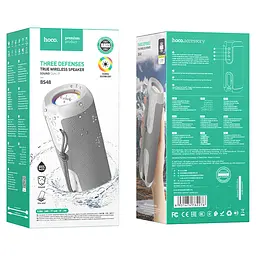 Портативна акустика Hoco Portable Speaker BS48 Grey [762276] [112125] - мініатюра 4