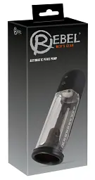 Вакуумна помпа Rebel Automatic Penis Pump 24 см прозорий - мініатюра 3