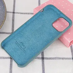 Чохол Silicone Case AA для Apple iPhone 11 Pro Max 6.5" Зелений / Pine green - мініатюра 3