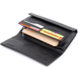 Чоловіча шкіряна барсетка GRANDE PELLE 10х20,3х3 см acs0016100 - мініатюра 4