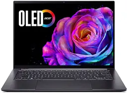 Ноутбук Acer 14.5 Swift X 14 SFX14-73G 2.8K OLED/Intel U9-285H/32GB/2TB/RTX 5070 8GB/W11/Gray (NX.J81EU.003)