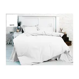 Постільна білизна MirSon Бязь Premium White 200х220 (2200000949349)