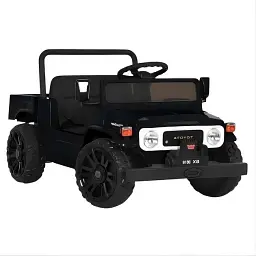 Джип на радіокеруванні 2.4G 2 мотори 35W акум. 12V7AH Bluetooth EVA TF шкіра світло муз. чорний (M 6308EBLR-2) - мініатюра 2