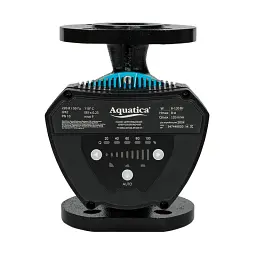 Насос циркуляційний енергозберігаючий фланц 8-130Вт Hmax 8м Qmax 133л/хв DN40 220мм + відповідний фланець AQUATICA GPA40-8F/220 IV (774084) - мініатюра 4