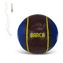 Футбольний м'яч BARCA №5, 32 панелі, синтетичний PU, бордово-синій (FP086)